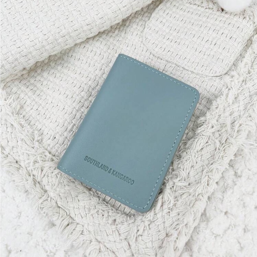 ⚠️Clearance Blue Slim Bifold Wallet / Cardholder - Picture 2 of 5